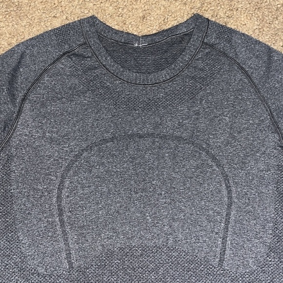 Lululemon Swiftly Tech Long Sleeve Thumbholes Dark Classic Sport Grey 6 - Picture 4 of 9